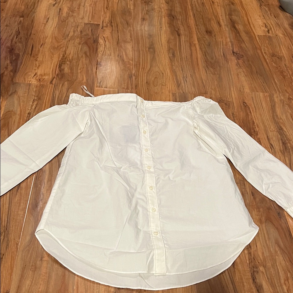 Derrick Lam 10 Crosby White Elastic Top Shirt 4